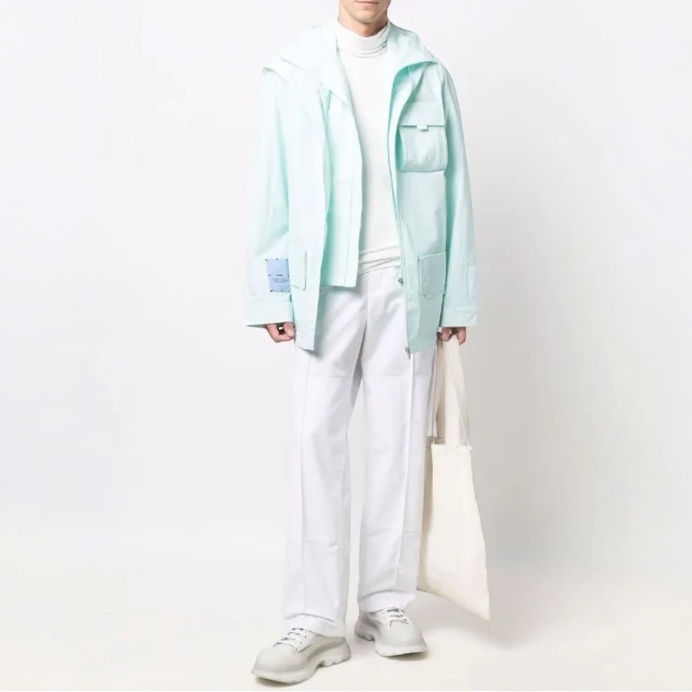 Alexander McQueen Designer Multi-Pocket Hooded Jacket, NWT, $1,720MSRP